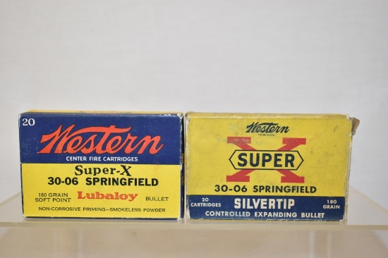 Collectible Ammo. Western Super X 30-06. 40 Rds