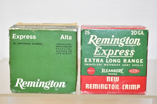 Collectible Ammo. Remington Express 20 ga. 50 Rds