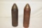 Two Rifled Deactivated Projectiles