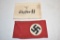 Two WWII German Nazi Arm Bands. Regular and SS
