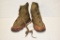 WWII 1940s French Military Ice Overshoes