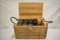 Viet Nam War Wooden Crate & M67 Grenade Canisters
