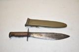 WWI 1917 Bolo Knife & Scabbard