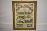 Framed Display of WWI Soldiers Record