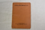 Original Lewis Machine Gun Manual