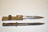 WWII German K98 Bayonet and Scabbard