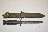 US M3 PAL Bayonet and US M8 BM Knife Scabbard