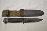 USN MK 1 Knife & Scabbard
