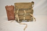 WWII Japanese Backpack.  RARE