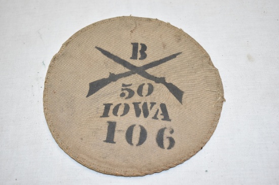 US Iowa Canvas Canteen Cover