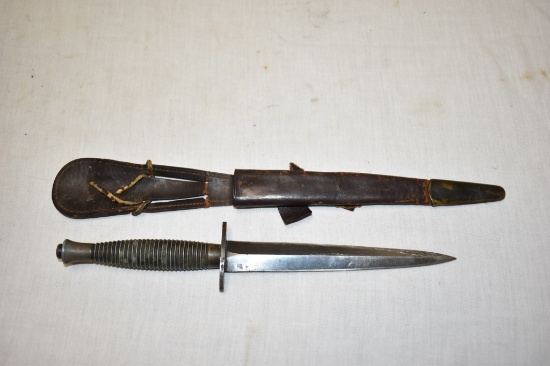 WWII British Commando Dagger and Sheath