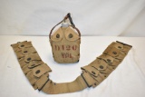 WWI US Canteen and Ammo Belt