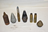 Assorted Mortar Heads and Cases