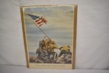 WWII Poster. Raising Flag Iwo Jima
