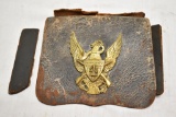 US Indian Wars 4th Division Infantry Leather Pouch
