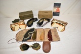 Four WWII Goggle Kits