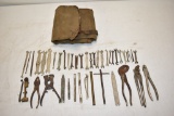 Assorted Military Specialized Tools in Pouch