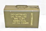 WWII Collectible Ammo. 30 Ball 240 Rds. Sealed Can