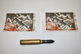 WWII Japanese Artillery Shell & Propaganda Leafles