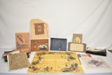 WWII / WWI Military Ephemera, Photo Albums & Pillow Case