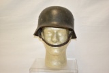 WWII German Combat Helmet, Soldier Name