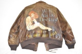 US WWII B17 Bomber WELL AH DO DECLARE Named Jacket