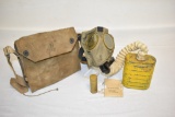 WWI US M1917 Gas Mask & Carrying Pouch