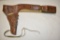 Tooled Leather Belt and Holster
