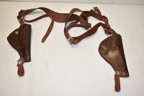 Double Joe Pena Leather Shoulder Holster