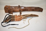 Two Old Leather Horse Mount Rifle Scabbards