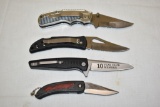 Four Folding Knives
