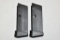 Two Glock M43 9MM 6 Rnd Magazines