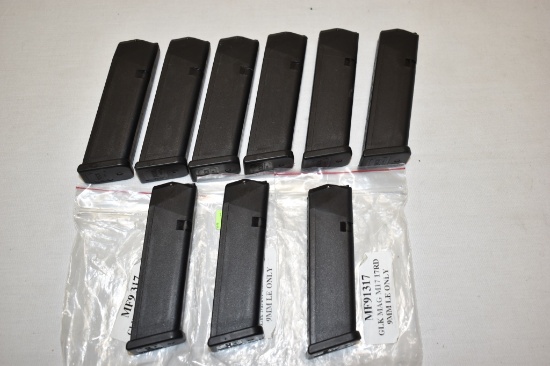 Nine M17 9MM Glock 17 Rnd Magazines