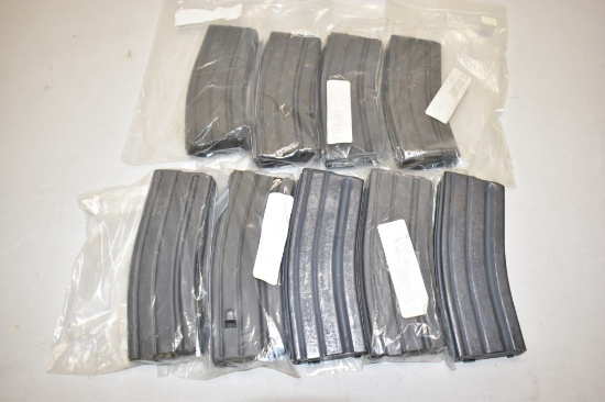 Nine AR-15 Magazines