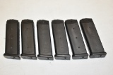 Six Glock M19 9MM 15 Rnd Magazines