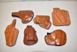 Six Pistol Holsters