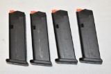Four Glock M43 9MM 10 Rnd Magazines
