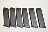 Six Glock M23 40Cal. 5-15 Rnd & 1-10 Rnd.