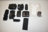 Ten Mixed Variety Holsters & Holders
