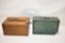 WWII US Box For MG Ammo Belt Loader & Wooden Crate