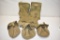 WWI / WWII Five Military Canvas Bags