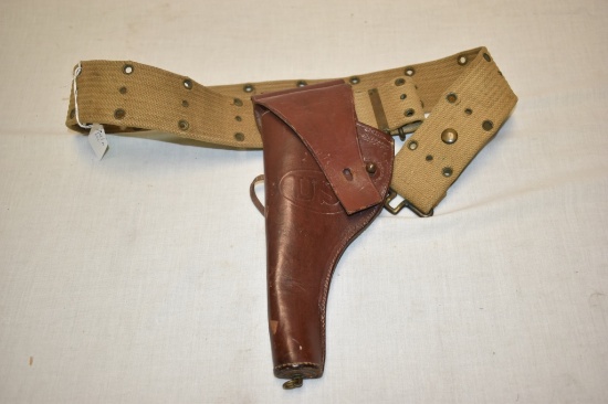 WWI US Military Belt & 1911 Holster