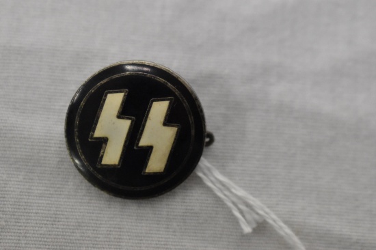 WWII German Nazi SS Enameled Lapel Pin