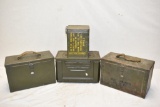 Four US Ammo Cans