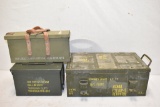 Three Military Cans