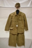 WWII Japanese Army Jacket, Pants, & Cap
