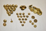US Military Buttons, Approximately 57