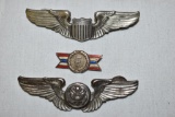 3 US Sterling Military Pins