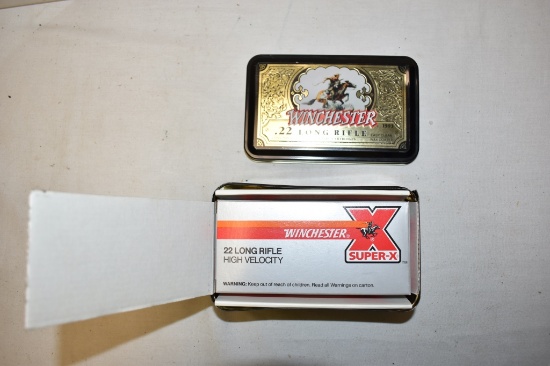 Ammo. 22 LR. 500 Rds. Collectible Tin