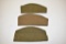 Three WWII Wool Military Garrison Caps